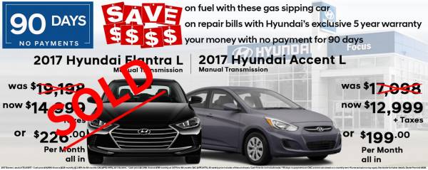 Focus Hyundai - All New Vehicle Specials up to $7,466 Savings